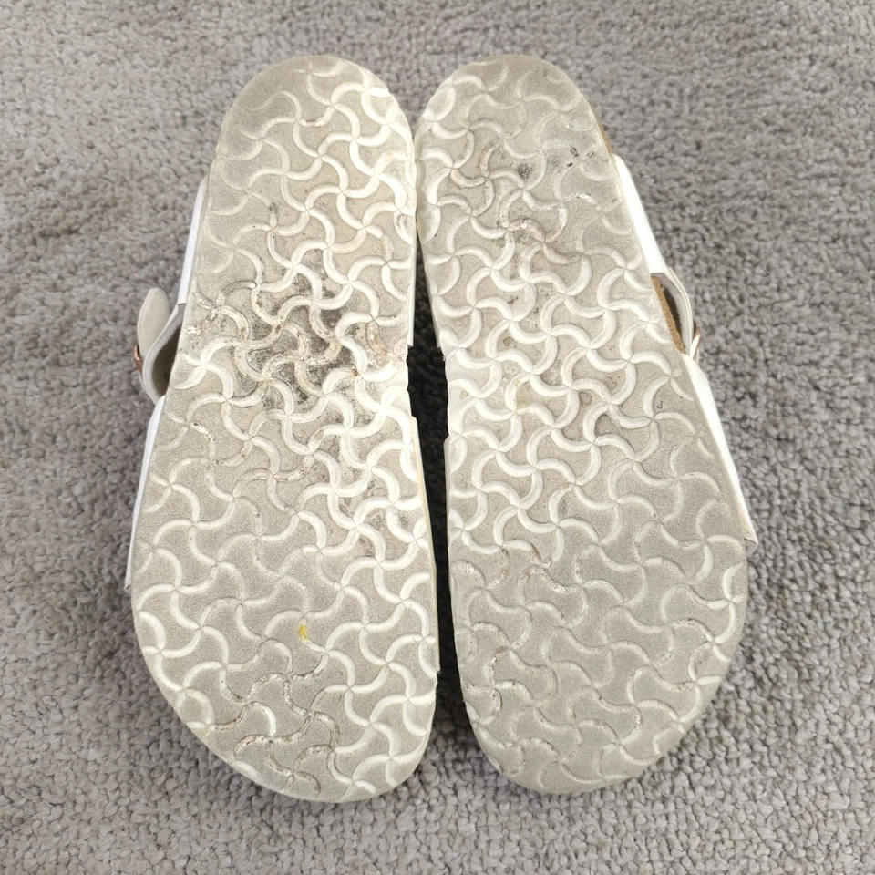 Birkenstock Rio Birko-Flor Niñas Talla 33 UE Sandalias Estrechas Niños Zapatos Blancos Foto 2 de 4