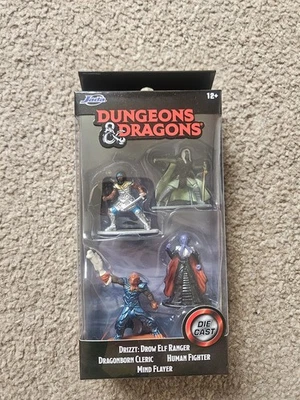 Jada Dungeons & Dragons 4 Figure Die Cast Set Brand New & Sealed