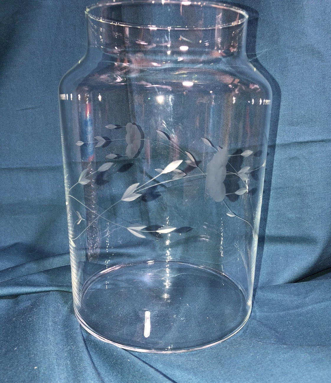 Princess House Heritage Cut Glass Medium Versatility Jar - NO LID