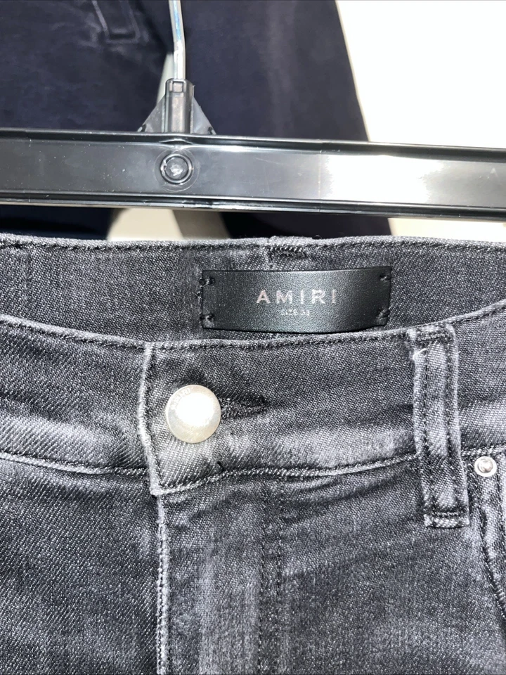 Jeans de mezclilla negros Amiri 33 X 32 AUTÉNTICOS Foto 3 de 4