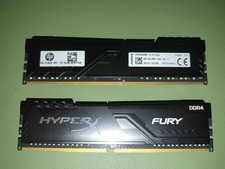 HyperX Fury 16GB Memory 2 x 8GB DDR4, 3200 MHz RAM in Good Condition