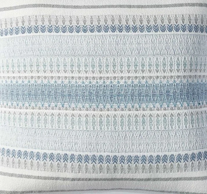 Funda nórdica Coyuchi Lost Coast orgánica tamaño king/cal king color marino con gris Foto 2 de 4