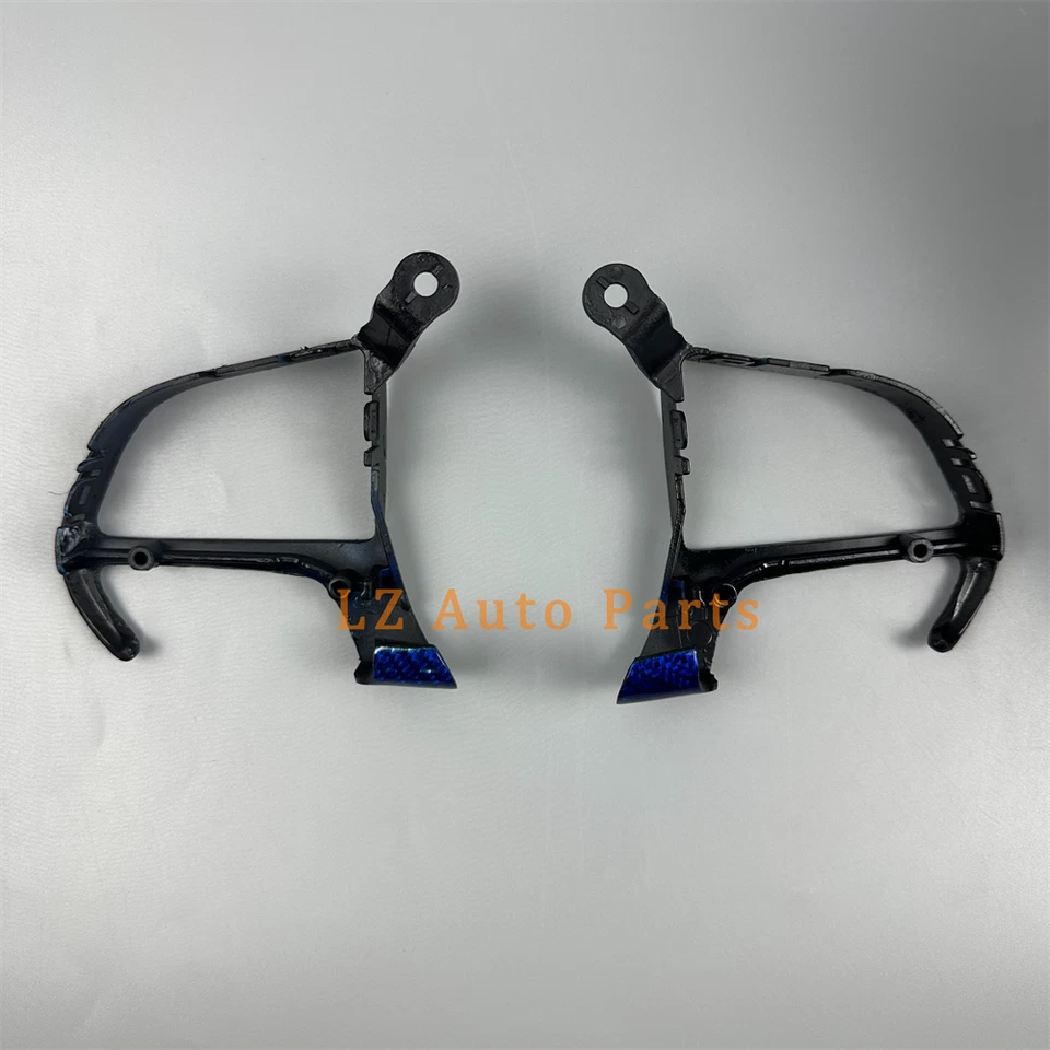 Marco decorativo del volante de fibra de carbono azul para Dodge Durango 2017 Foto 2 de 3