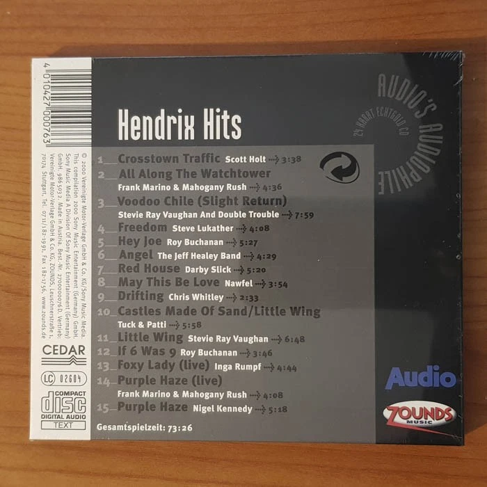 NEUE CD - AUDIO - VARIOUS - Hendrix Hits - Bild 2 von 2