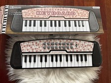 Kids Electronic Keyboard Small Lap Keyboard Rhythms Sound Effects NEW OpenBox