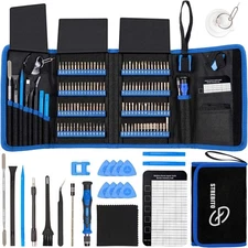 Professional 142-Piece Magnetic Screwdriver Set for Laptops, Consoles & More