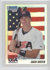2010 Bowman Draft Chrome Draft Picks Refractor Zach Green #BDPP99 3y0