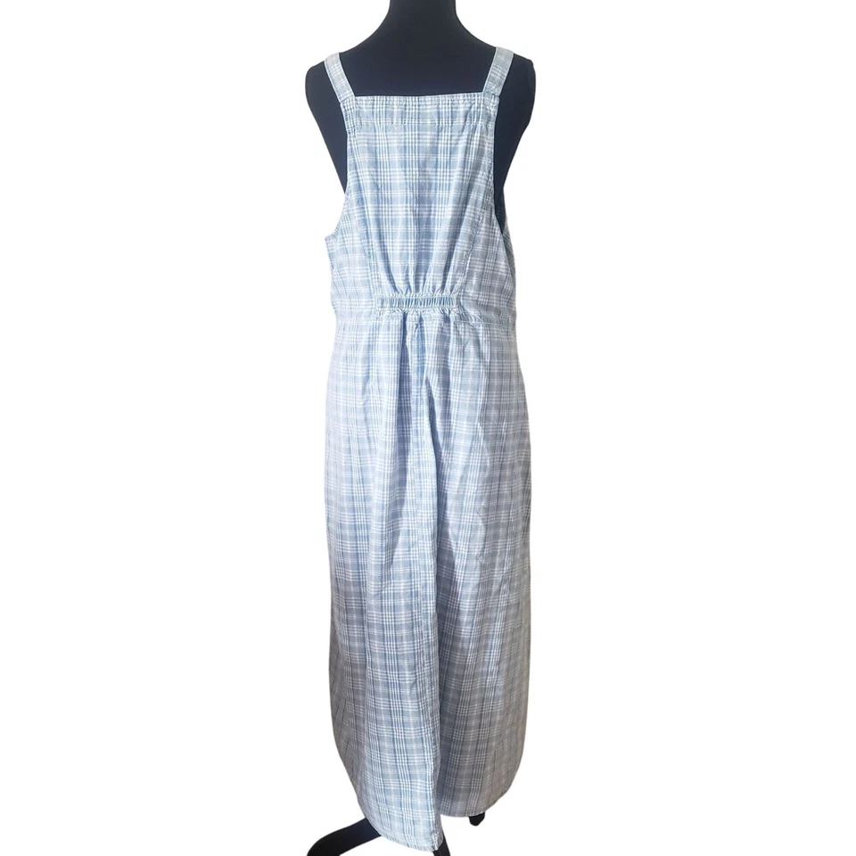 Vestido a cuadros Y2K Faded Glory para mujer talla L Preppy Cottagecore Grunge Foto 4 de 4