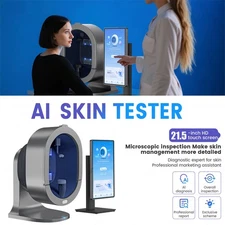 3D Digital Skin Analysis Machine Facial Skin Analyzer Pigment Wrinkle Tester 