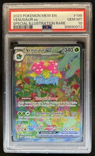 2023 Pokemon SV 151 Venusaur ex Special Illustration Rare #198/165 PSA 10 (73)