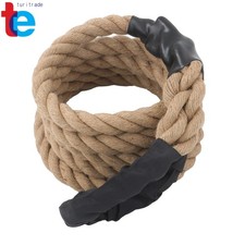 1.5"x15FT Gym Sisal Climbing Rope Heavy Workout Rope for Indoor/Outdoor Workouts