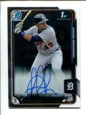 2015 Bowman Chrome - Prospects Autographs #BCAP-DM  Dixon Machado ⚾ Auto