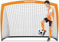 Happy Jump Porta Da Calcio 3x2.2FT, 4x3FT, 5x3.6FT, 7x5FT Pop-Up Allenamento Di 