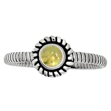 Natural Ethiopian Opal 925 Sterling Silver Ring s.8 Jewelry R-1045