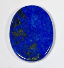 47 Ct 5X24X32 mm Natural Blue Lapis Lazuli Cabochon Untreated Gemstone KM-186