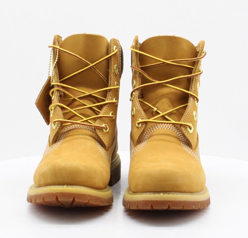 TIMBERLAND PREMIUM 6 INCH WATERPROOF WOMENS BOOTS UK 3 EU 35.5 BROWN RRP £190 AD - Picture 8 of 11