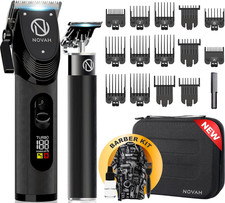 Novah Professional Hair Clippers for Men, Professional Barber Clippers and Tr...