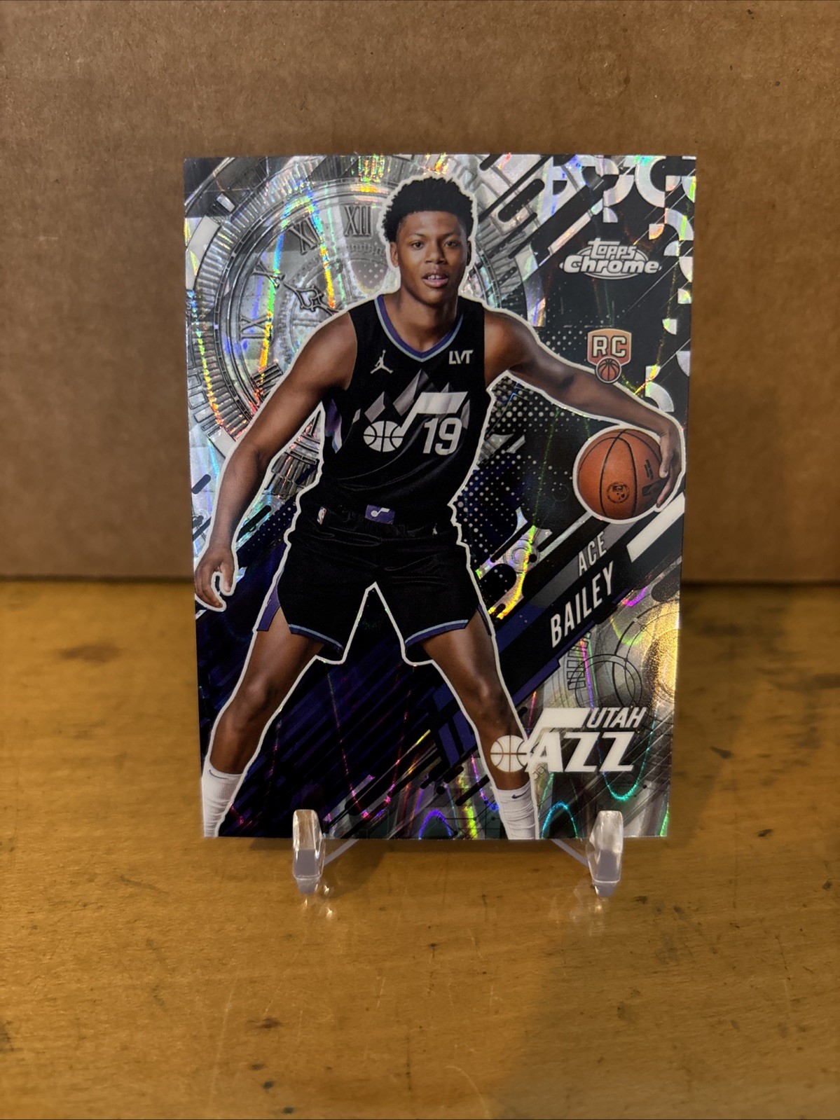2025-26 Topps Chrome Ace Bailey - Go Time - Raywave Refractor