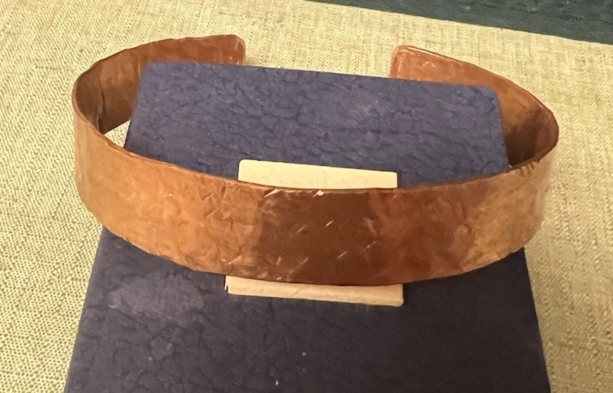 Heavy, Double Layer Men’s Copper Cuff Bracelet - Image 2 of 4