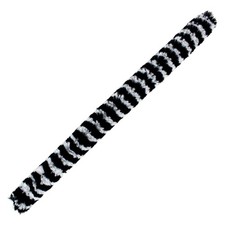H.W. Products 1 Piece Flute Black/White Pad Saver