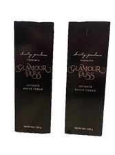 LOT 2 Booty Parlor Intimate Shave Cream Glamour Puss 8oz Discontinued NEW NIB