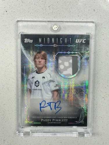 Topps 2026 Midnight UFC Paddy Pimblett MoonBeam SSP 3 Color Patch Auto