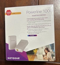 NEW Netgear Powerline 1000 Essentials Edition Extender  Gaming  (PL1010-100PAS)