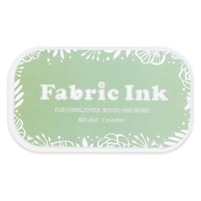 Ink Pads for Stamps, 3.7x2.2 Inch Fabric Ink Pad, Lake Green