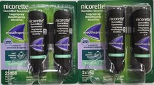 X2 Nicorette QuickMist Spearmint 1mg Mouthspray - Pack of 2 Exp 08/27