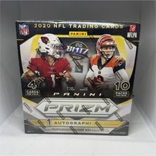 2020 Panini Prizm Football Mega Box! One Auto! Burrow, Herbert, Hurts Rookie Yr