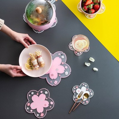 Hot Pot Holder Anti-Slip Cup Coasters Bowl Tableware Mat Heat Resistant Pan Pad