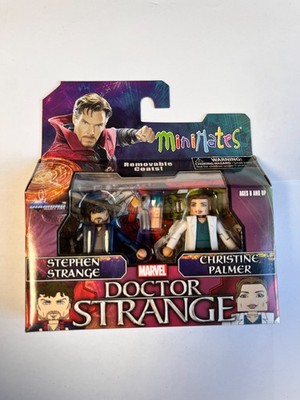 MARVEL MINIMATES SERIE DOCTOR STEPHEN STRANGE & CHRISTINE PALMER SPIELZEUG MINI SET