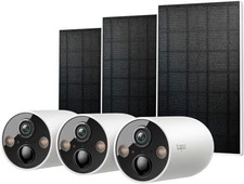 TP-Link Tapo Outdoor Battery-Powered Wireless 2K Security Camera w/ Solar Panels