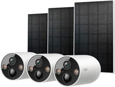 TP-Link Tapo Outdoor Battery-Powered Wireless 2K Security Camera w/ Solar Panels