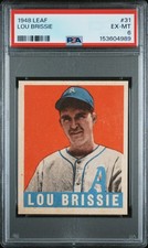 1948 LEAF #31 LOU BRISSIE PSA 6