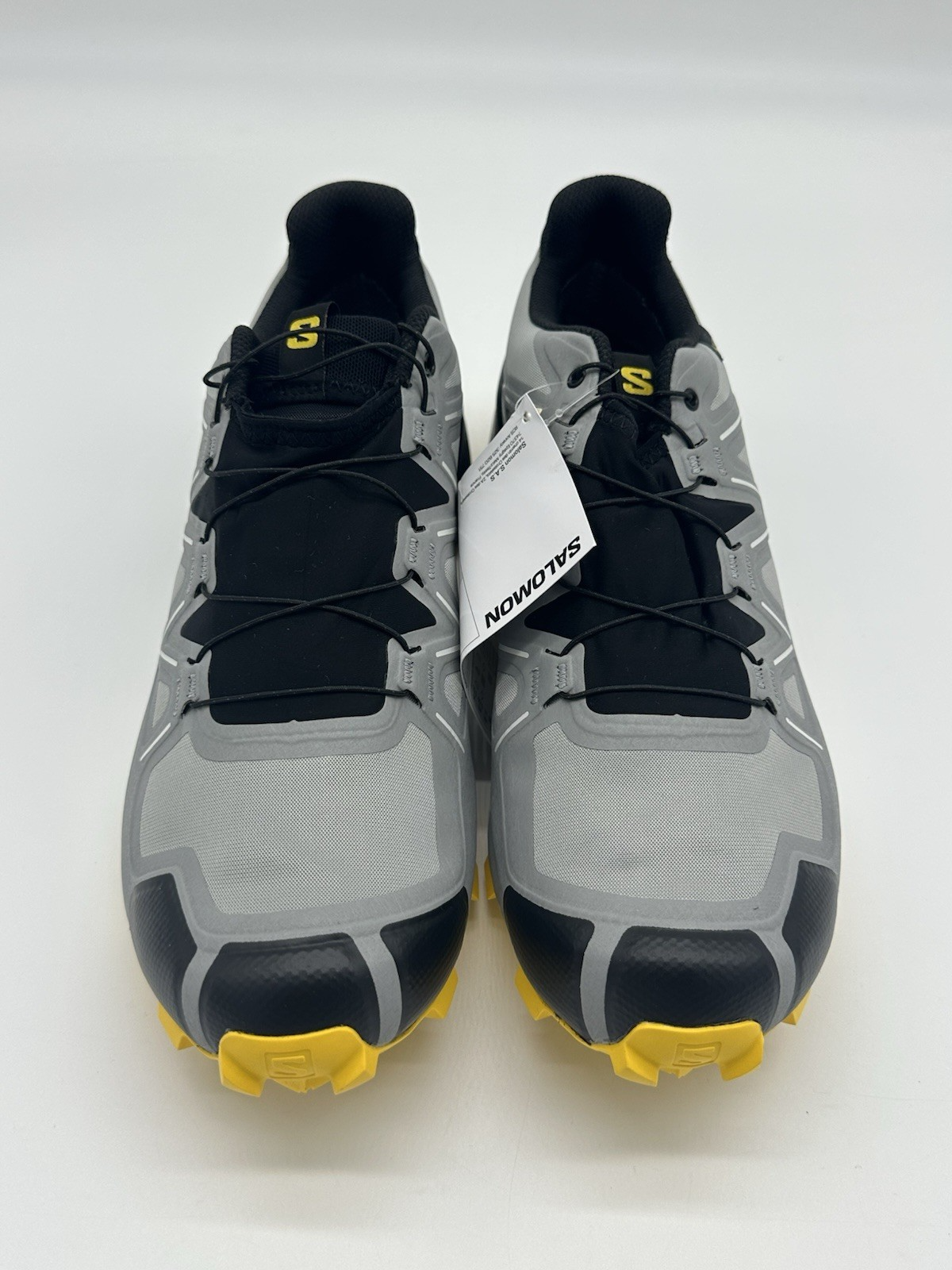 Scarpe da trekking Salomon Speedcross 5 GTX da uomo taglia 11 grigie impermeabili 475692