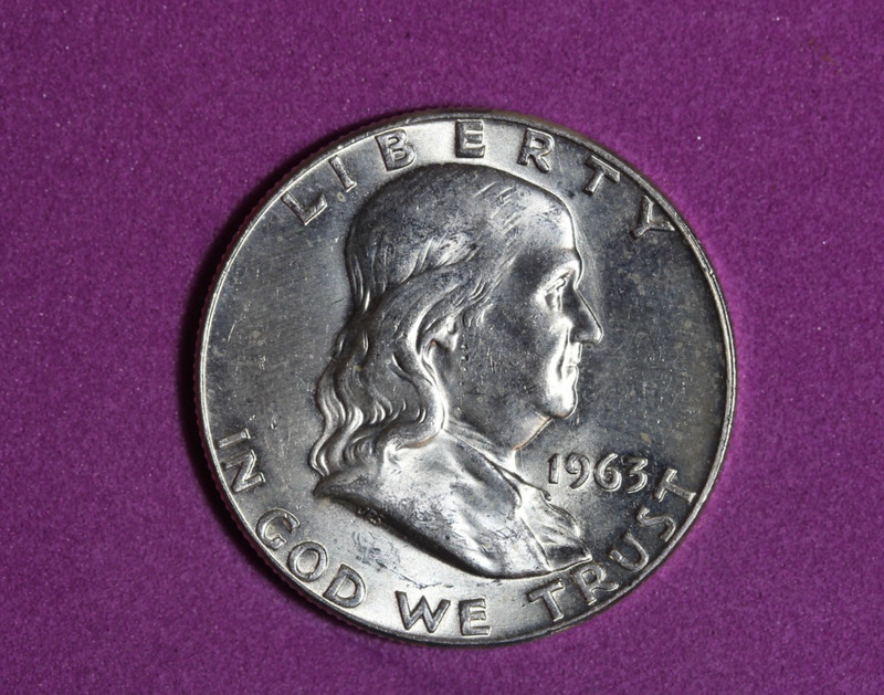 1963-D Franklin Half Dollar  #P34182