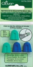 Clover Pt. Protectors - Circular Needles, Small (3004), 4 pieces