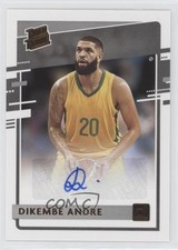 2021 Chronicles Draft Picks Donruss Rated Rookie Bronze Dikembe Andre Auto 0e23