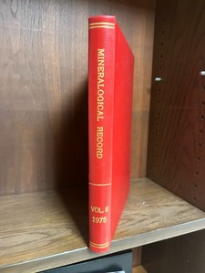 The Mineralogical Record Volume 6, No. 1-6, January - December 1975