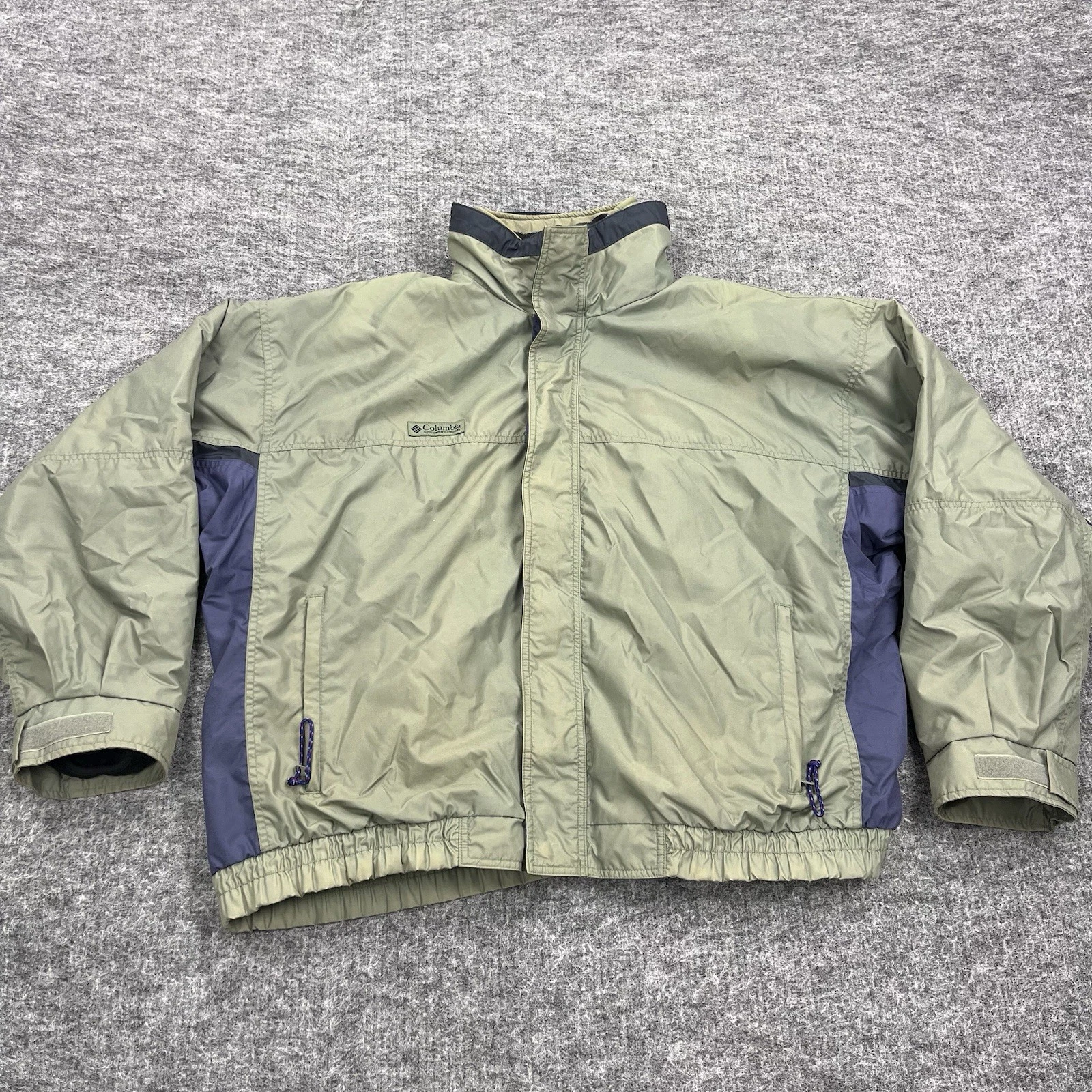 Columbia Bugaboo Jacket Mens Extra Large XL Green 3 In 1 Winter Snow Ski Coat