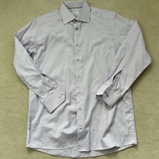 Eton Mens Contemporary Dress Shirt Men  s 16 41 Long Sleeve Button Up Woven