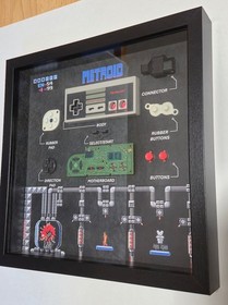 Shadowbox/Diorama Manette NES Metroid