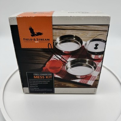 5-Pc Stainless Steel Mess Kit Field & Stream
