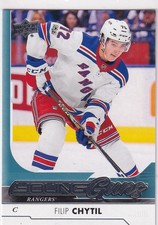 17/18 UD SERIES 1 FILIP CHYTIL YOUNG GUNS RC SP ROOKIE #227