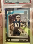 2024 Panini Clearly Donruss Rated Rookie Drake Maye #53 Black /5 (RC)