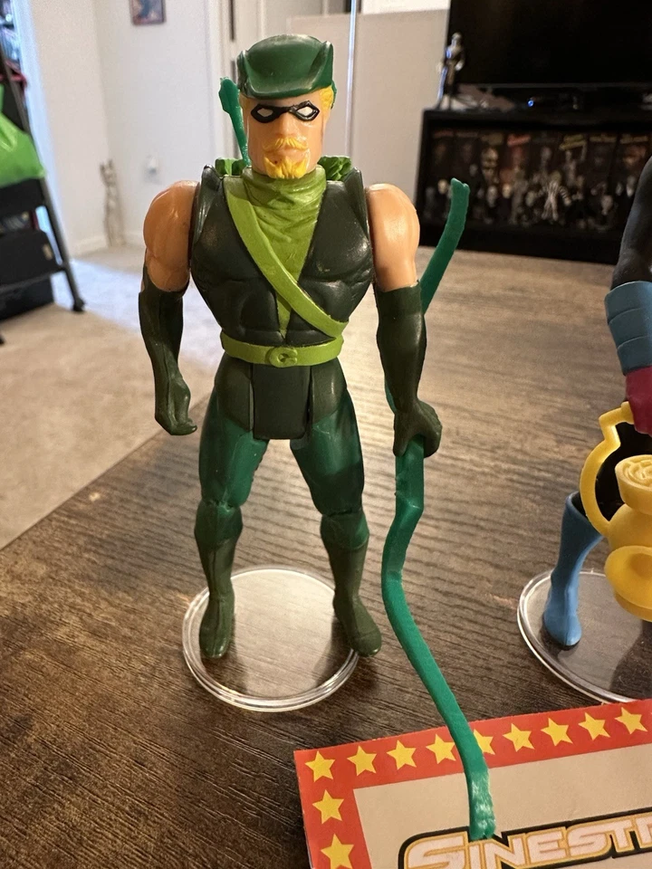 Kenner Super Powers Green Lantern 1984 vintage, Sinestro completo y flecha verde Foto 3 de 4