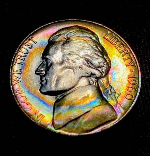 1960-D Jefferson Nickel — photo from another recent sale
