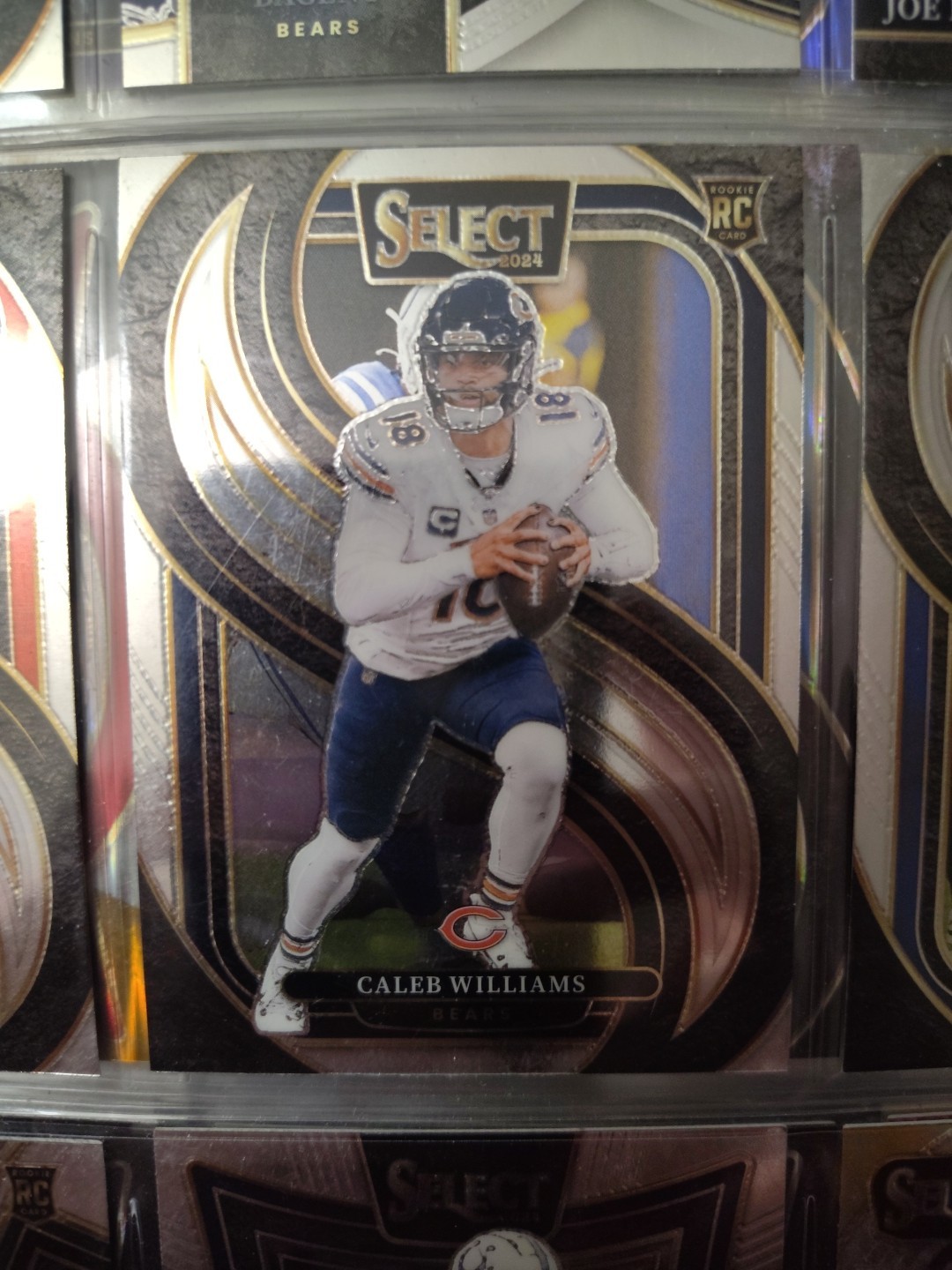 2024 Panini Select - Premier Level Caleb Williams #114 Silver Prizm (RC)