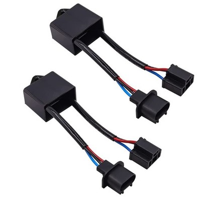 H13 to H4 Decoders HID Filter Eliminator, Anti-Flicker Decoder Adapter, 2pcs